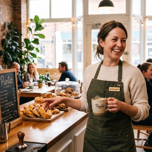 Happy Business Owner